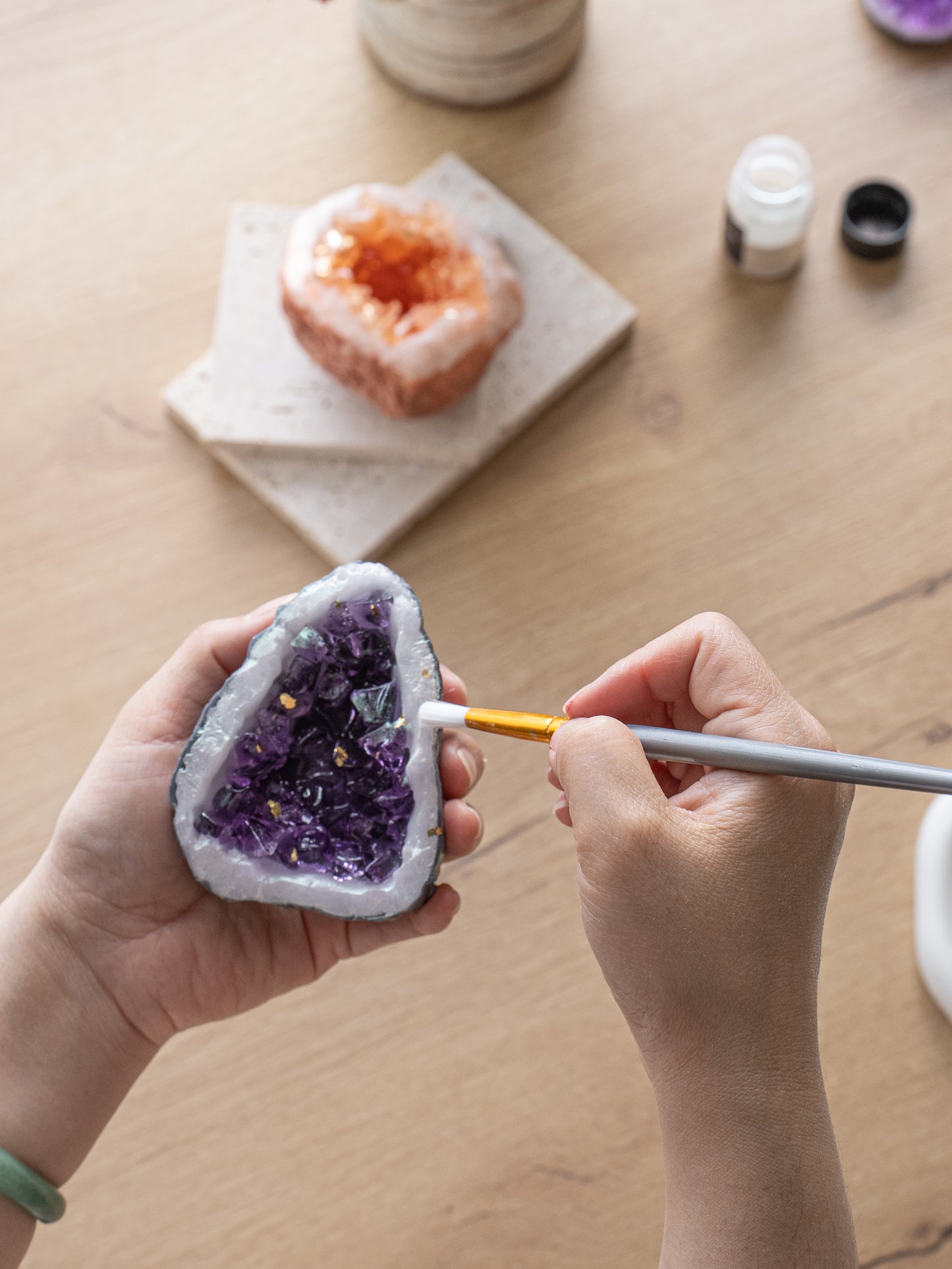 Geode Crystal Candle Workshop