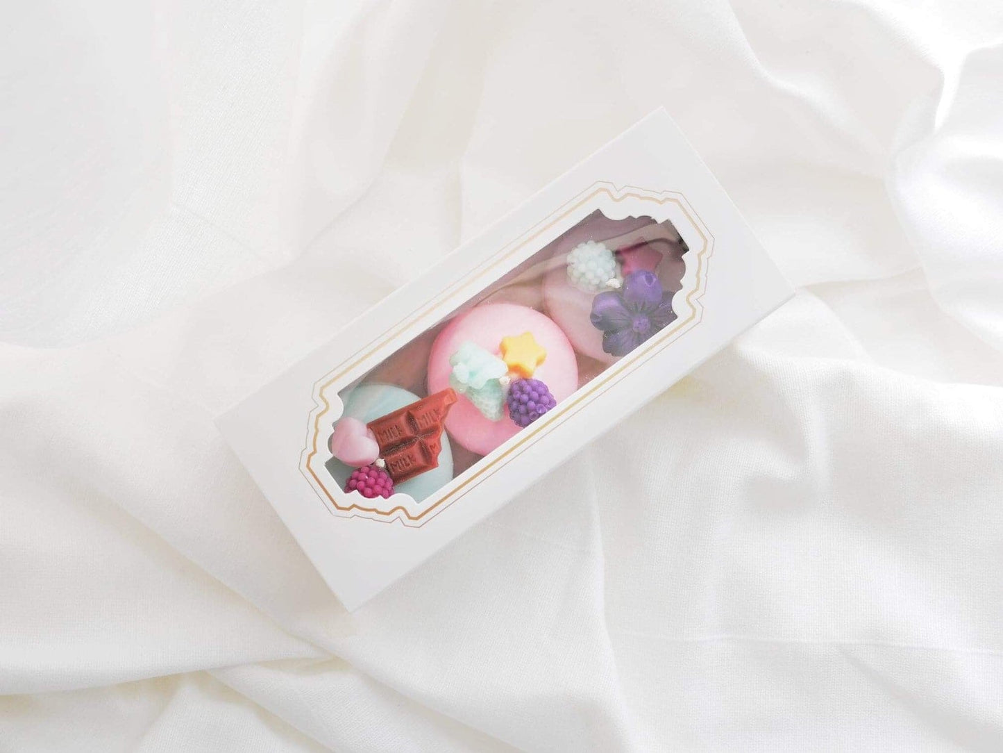 Macaron Dessert Candle Set