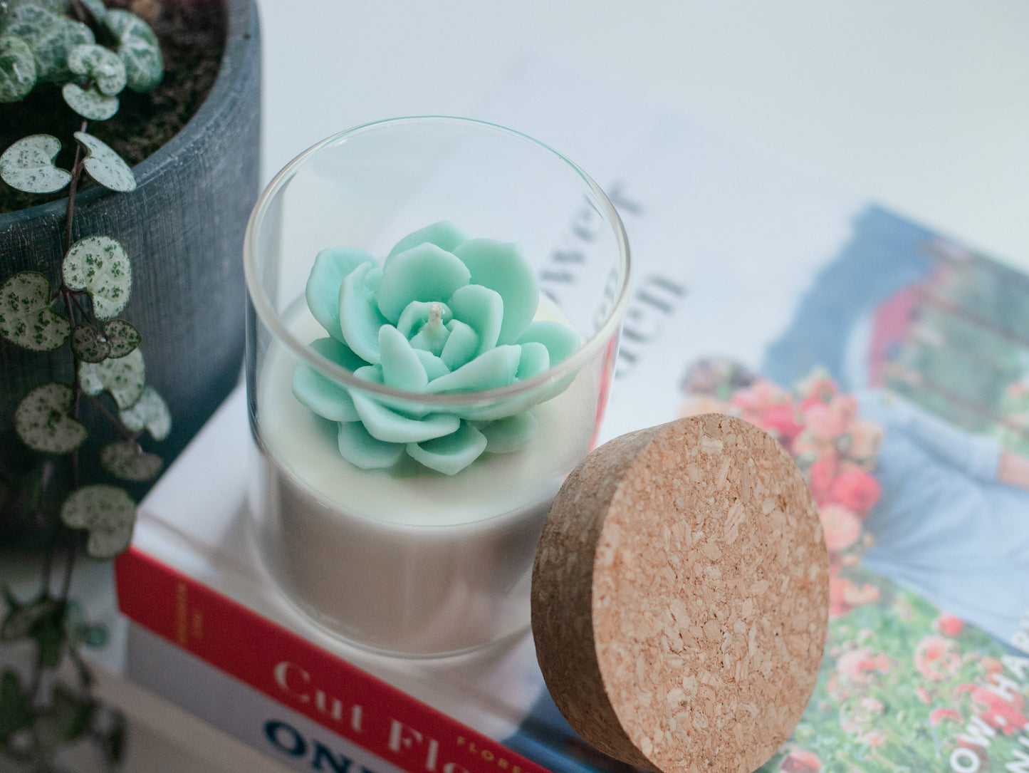 Succulent Candle