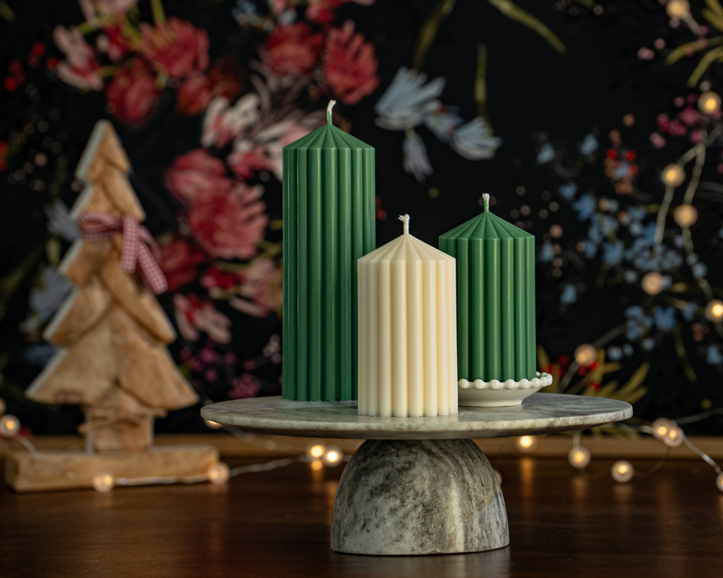 Long Lasting Holiday Pillar Candle