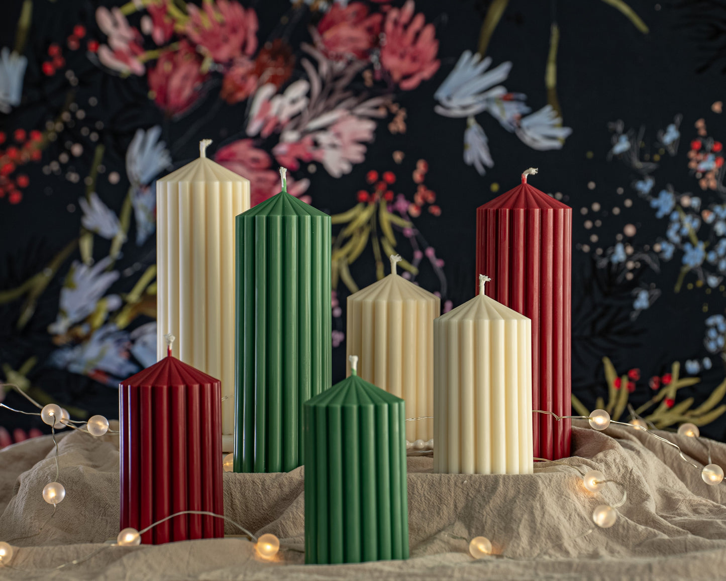 Long Lasting Holiday Pillar Candle