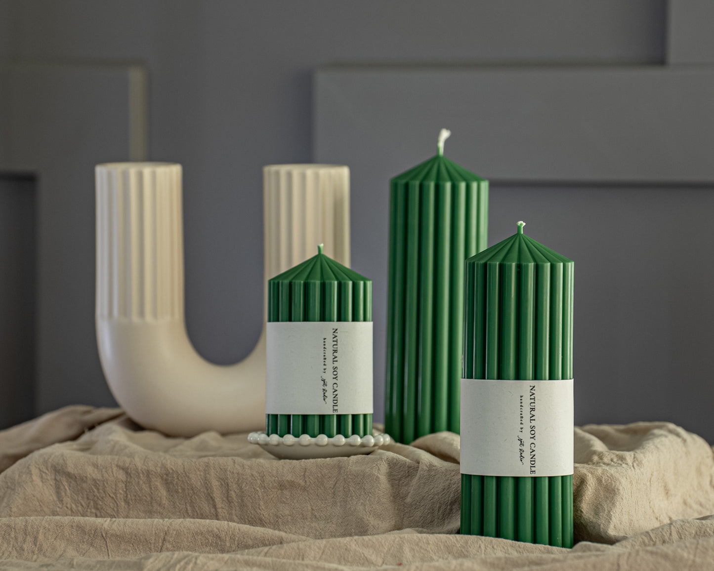 Long Lasting Holiday Pillar Candle