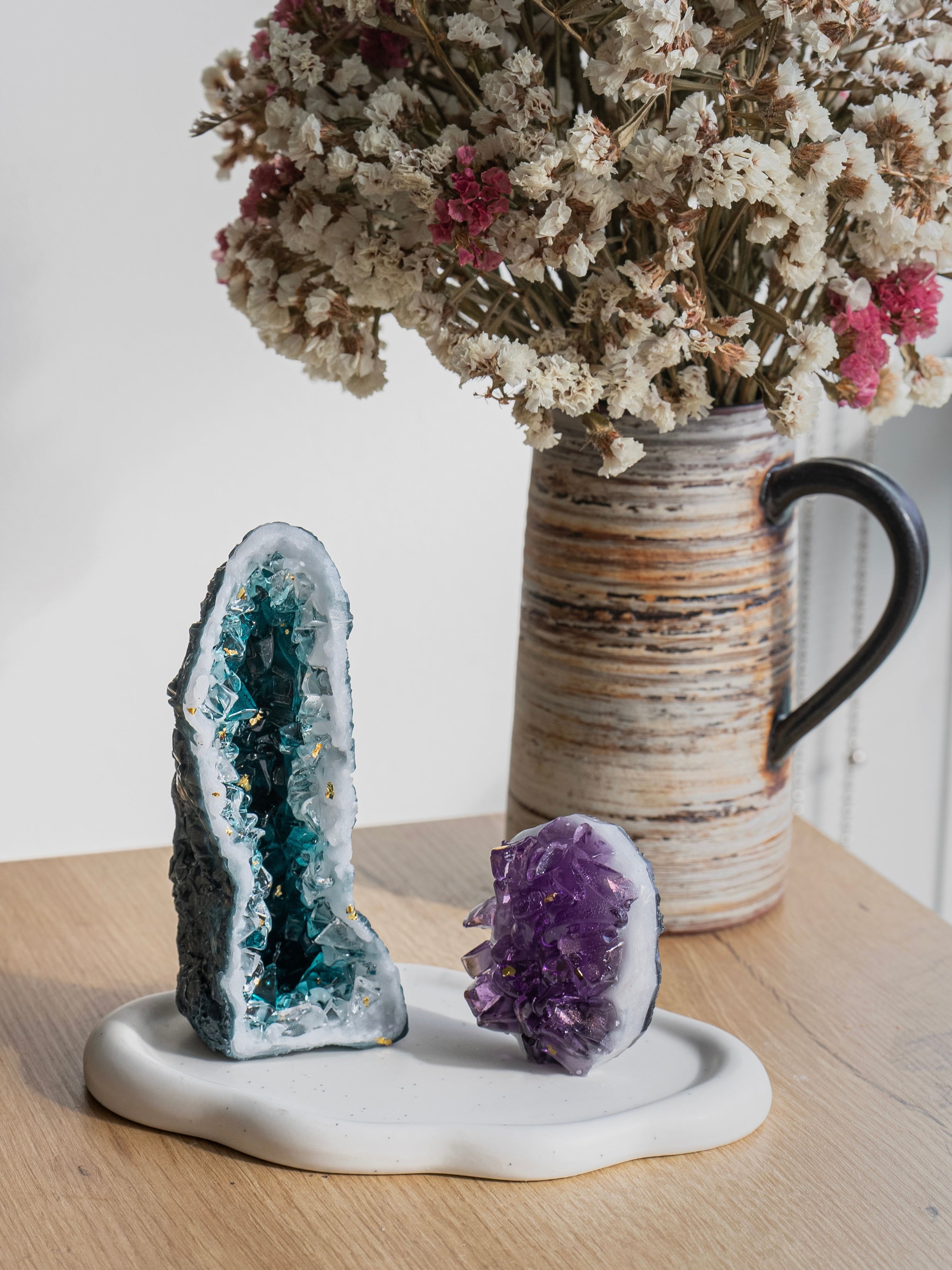 Geode Crystal Candle Workshop – ZOET STUDIO