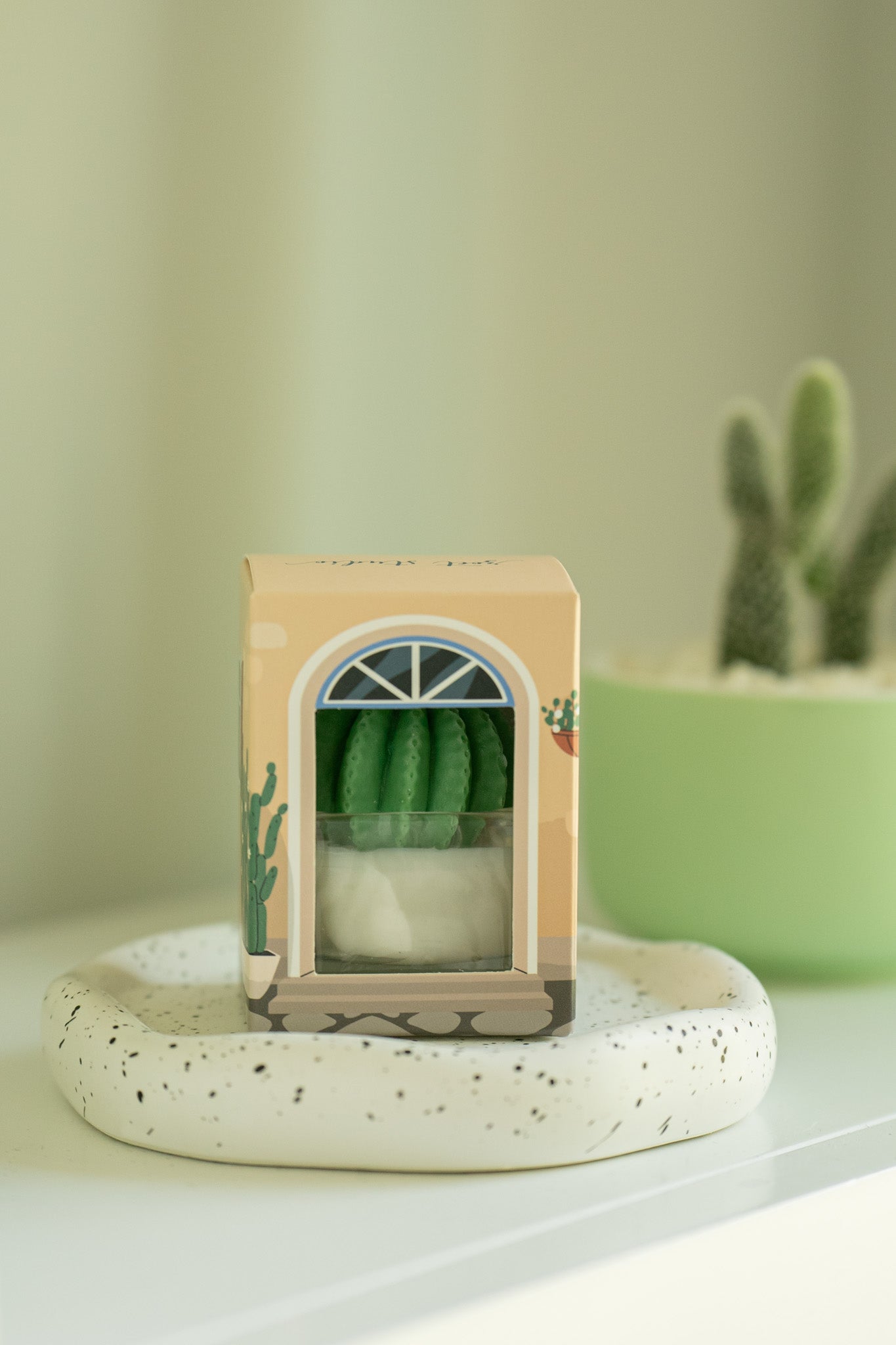 Succulent Tealight Candle