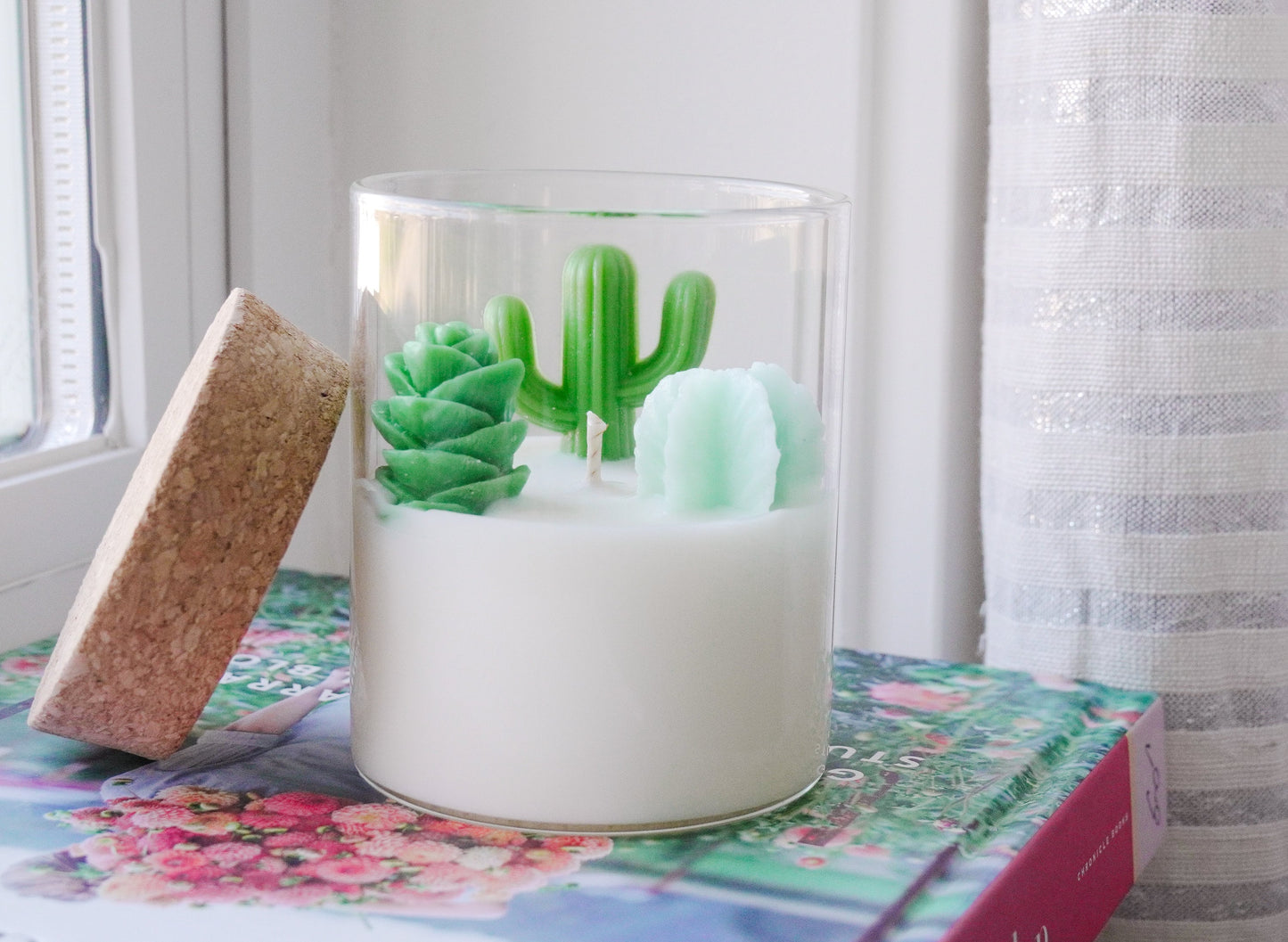 Succulent and Cactus Candle