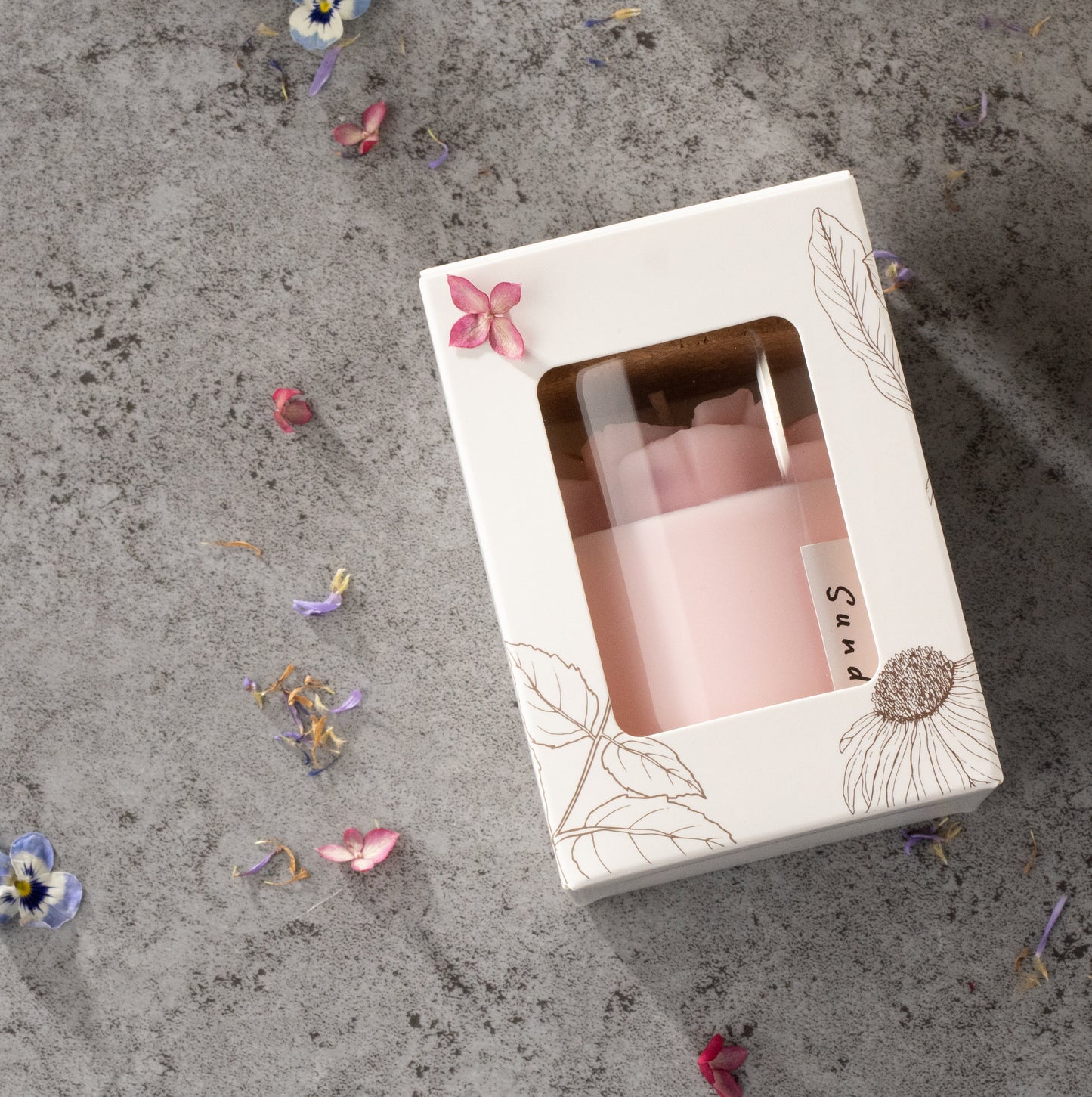 Anemone Floral Candle